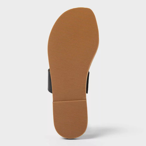 Universal Thread Women's Black Juno Toe Ring Flat Slipper | Universal Thread In Lebanon