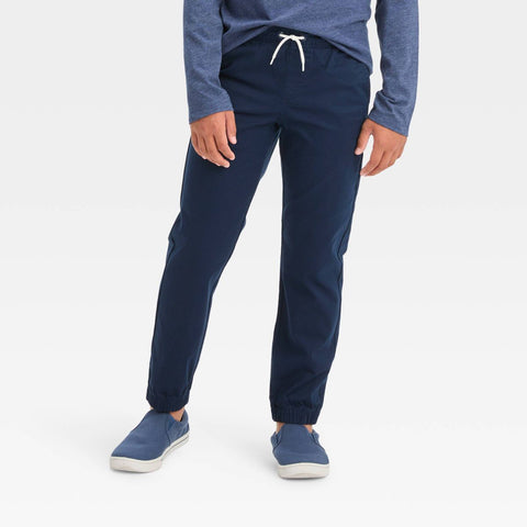 Cat & Jack Boy's Navy Stretch Woven Jogger Pull-On Pants | Cat & Jack In Lebanon