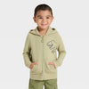 Cat & Jack Boy's Light Green Fleece Zip-Up Hooded Jacket | Cat & Jack In Lebanon