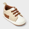 Cat & Jack Baby Boy's Beige & Brown Bear Tennis Crib Sneakers | Cat & Jack In Lebanon