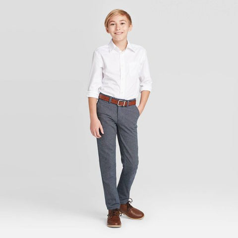 Cat & Jack Boy's White Woven Button-Down Shirt | Cat & Jack In Lebanon
