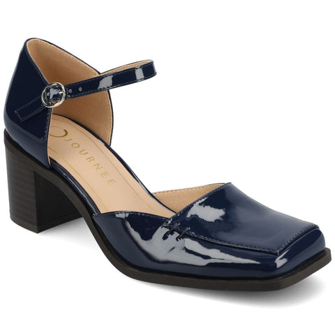 Journee Collection Women's Navy Evangeline Heels  | Journee Collection  in Lebanon