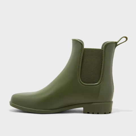 A New Day Women's Green Chelsea Rain Boots | A New Day In Lebanon