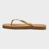 Shade & Shore Women's Khaki Palmer Square Toe Thong Flip Flop Slipper | Shade & Shore In Lebanon