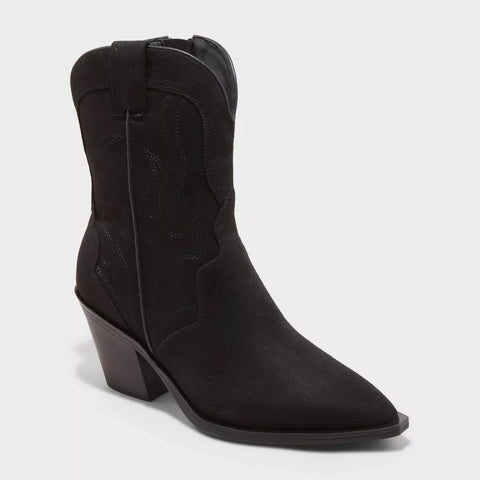Universal Thread Women's Black Western Style Boots | Universal Thread In Lebanon
