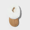 Cat & Jack Girl's Brown Piper Faux Fur Cuff Clog Slippers | Cat & Jack In Lebanon