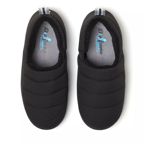 Dearfoams Women's Black Fern Ripstop Closed Back House Slipper | Dearfoams In Lebanon