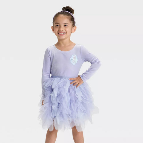 Disney Girl's Purple Frozen Elsa  Ballerina Dress | Disney In Lebanon