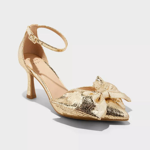 A New Day Women's Gold Grace Heels | A New Day In Lebanon