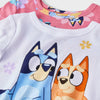Bluey Girl's Multicolor Snug Fit Cotton Pajama Set 4 Pieces | Bluey In Lebanon