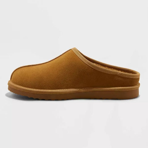 Goodfellow & Co Men's Brown Cruz Genuine Suede Clog Slippers |Goodfellow & Co In Lebanon