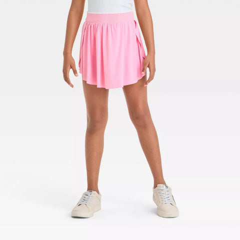 All In Motion Girl's Pink Seamless Flowy Woven Skort | All In Motion In Lebanon