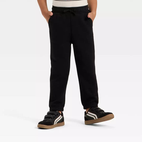 Cat & Jack Boy's Black Fleece Jogger Pants | Cat & Jack In Lebanon