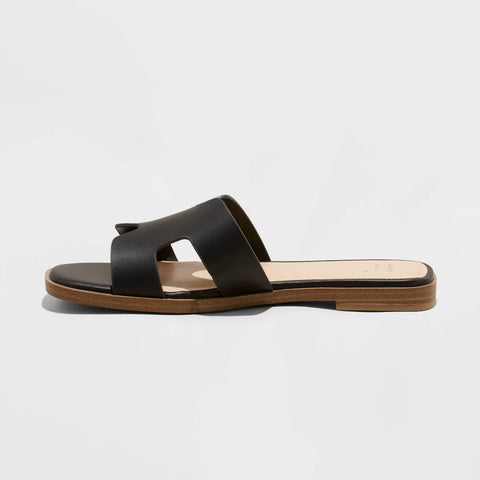 A New Day Women's Black Nina Slide Slippers | A New Day In Lebanon