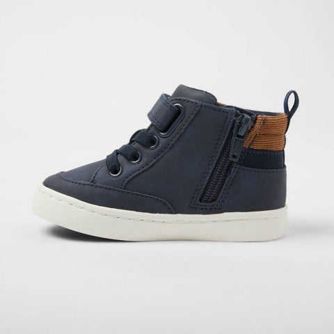 Cat & Jack Baby Boy's Navy Aidan Ankled Sneaker|Cat & Jack In Lebanon