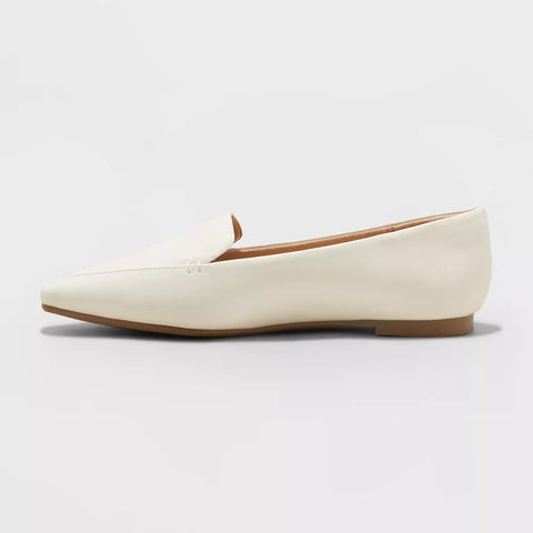A New Day Women's White Hayes Loafer Flats Casual Shoes | A New Day In Lebanon