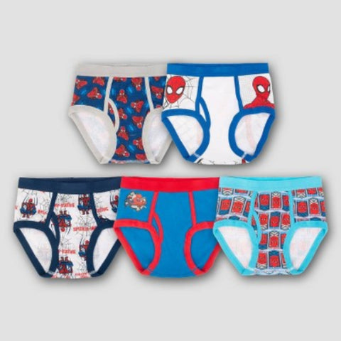 Handcraft Boy's Multicolor Marvel Spider-Man 5pk Briefs |Handcraft In Lebanon