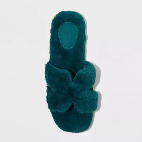 A New Day Women's Green Sage Slide Slippers |A New Day In Lebanon