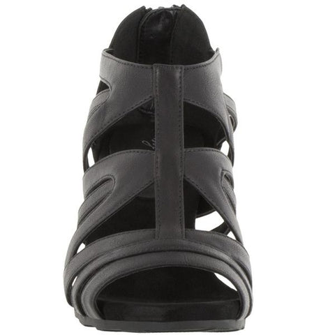 Easy Street Women's Black Amaze Heeled Sandals |  Easy Street in Lebanon