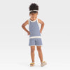 Cat & Jack Baby Girl's Blue & White Americana Striped Sweater Shorts Set | Cat & Jack In Lebanon