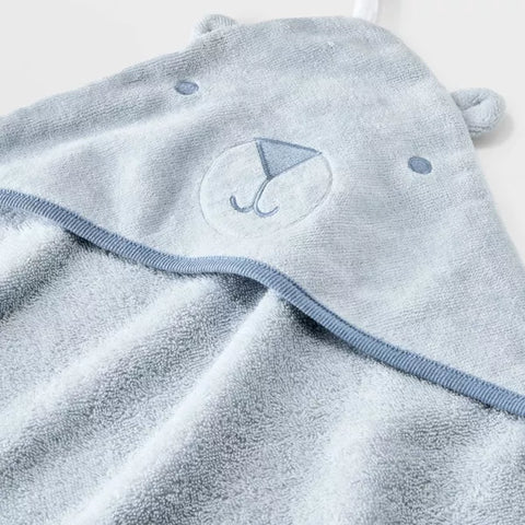 Cloud Island Baby Blue 76X76 CM Hooded Towel | Cloud Island In Lebanon