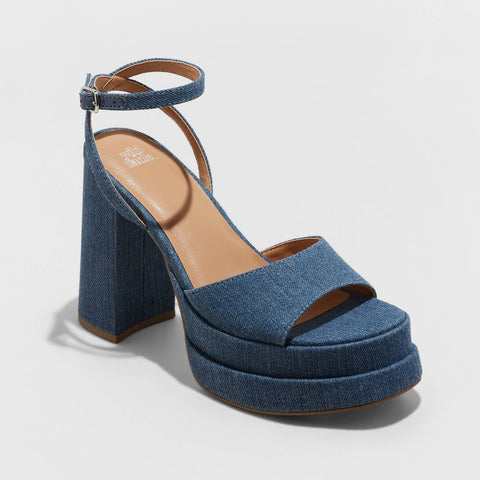 Wild Fable Women's Alessia Platform Heels with Memory Foam Insole|Wild Fable In Lebanon