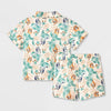 Bluey  Boys Short-Sleeve Button-Down Shirt and Shorts 2-Piece Set | Bluey in Lebanon