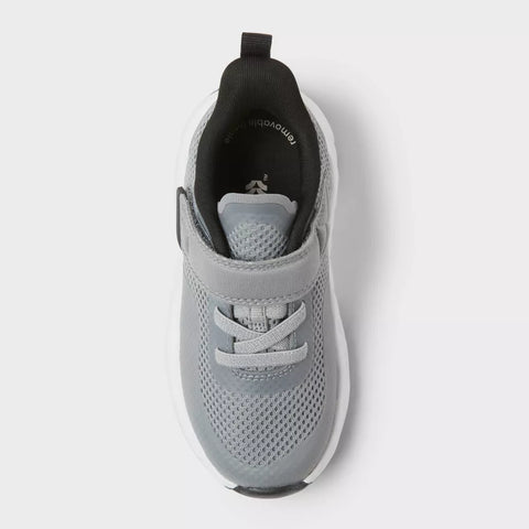 All In Motion Boy's Gray Peyton Hook and Loop Closure Performance Sneakers|All In Motion In Lebanon