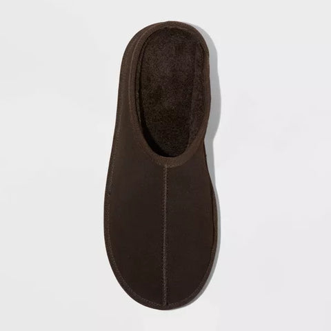 Goodfellow & Co Men's Dark Brown Cruz Genuine Suede Clog Slippers |Goodfellow & Co In Lebanon
