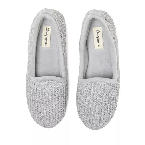 Dearfoams Women's Grey Rachel Marled Chenille Closed Back House Slippers | Dearfoams In Lebanon