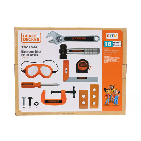 Black+Decker 16pc Tool Set for Kids with Realistic Features includes Goggles|Black+Decker In Lebanon