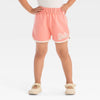 Barbie Girl's White & Coral Surf Short Sleeve T-Shirt And Shorts Set 2 Pieces | Barbie In Lebanon