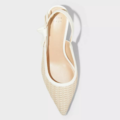 A New Day Women's Beige Milan Slingback Heels | A New Day In Lebanon