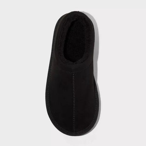Cat & Jack Boy's Black Nola Faux Suede Clog Slippers |Cat & Jack In Lebanon