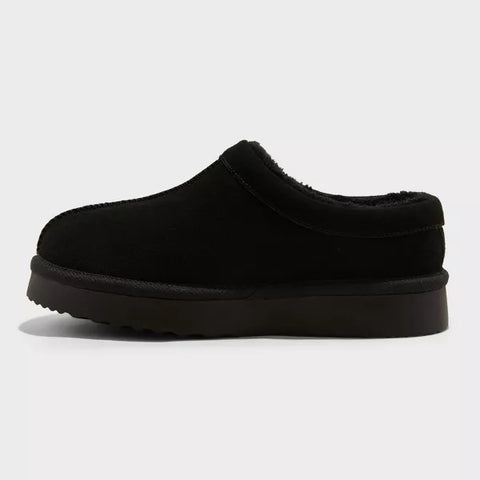 Auden Women's Black Kaya Genuine Suede Clog Slippers |Auden In Lebanon