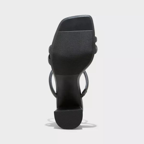 A New Day Women's Black Stacy Mule Sandal |A New Day In Lebanon
