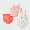 Cat & Jack Baby Girl's Multicolor Stripped Floral Printed Top & Bottom Short Set | Cat & Jack In Lebanon