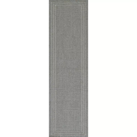 Momeni Light Blue Oliver Striped Border Handloomed Rug | Momeni In Lebanon