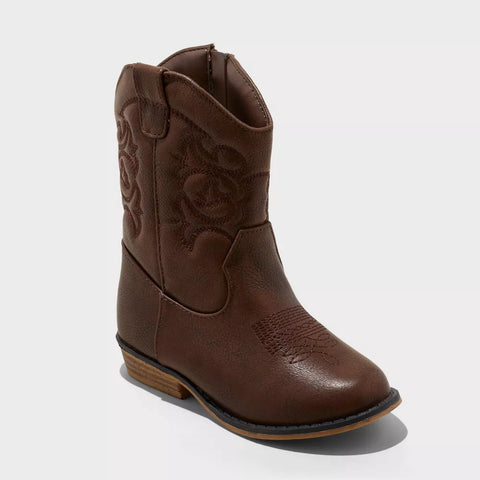 Cat & Jack Baby Girl's Cognac Memphis Western Boots | Cat & Jack In Lebanon