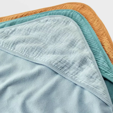Cloud Island Baby Multicolor 76X76 CM 3pk Muslin Hooded Towel | Cloud Island In Lebanon