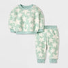 Cat & Jack Baby Girl's Mint Green & White Pajama Set 2 Pieces | Cat & Jack In Lebanon
