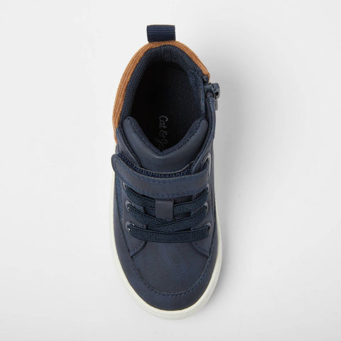 Cat & Jack Baby Boy's Navy Aidan Ankled Sneaker|Cat & Jack In Lebanon