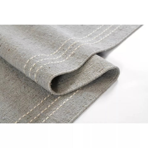 Momeni Light Blue Oliver Striped Border Handloomed Rug | Momeni In Lebanon