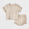 Cat & Jack Baby Girls' Beige Ruffled Top and Bloomer Set | Cat & Jack in Lebanon