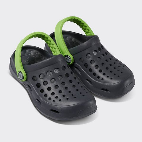 Joybees Boy's Charcoal/Lime Non-Marking Sole Slippers| Joybees  in Lebanon
