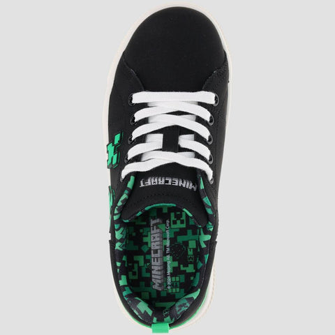 Minecraft Boy's Black Court Sneakers|Minecraft In Lebanon
