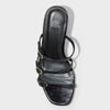 Wild Fable Women's Black Asterin Triple Buckle Heeled Sandal | Wild Fable In Lebanon
