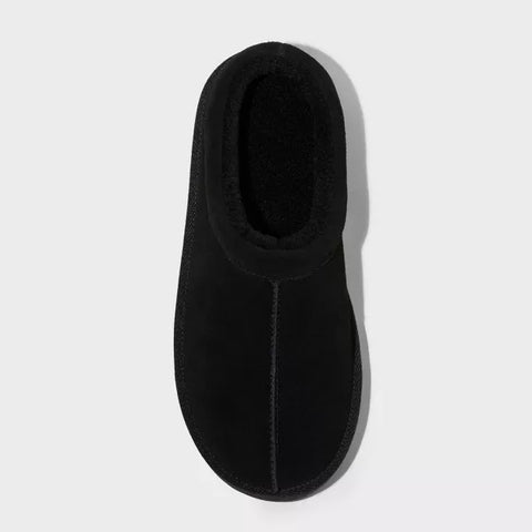Auden Women's Black Kaya Genuine Suede Clog Slippers |Auden In Lebanon
