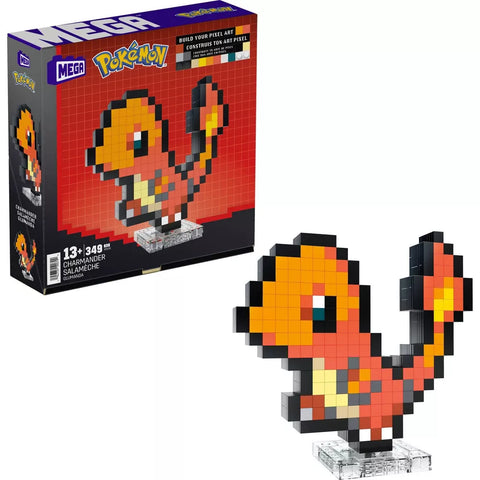 Mega Pokémon Charmander Building Toy Kit 349 Pieces Retro Set|Mega In Lebanon