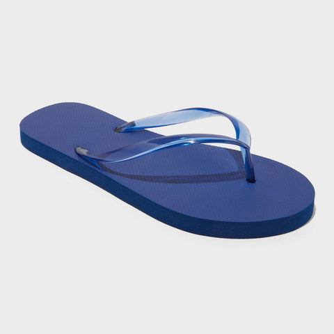 Shade & Shore Women's Navy Blue Sydney Flip Flop Slippers | Shade & Shore In Lebanon
